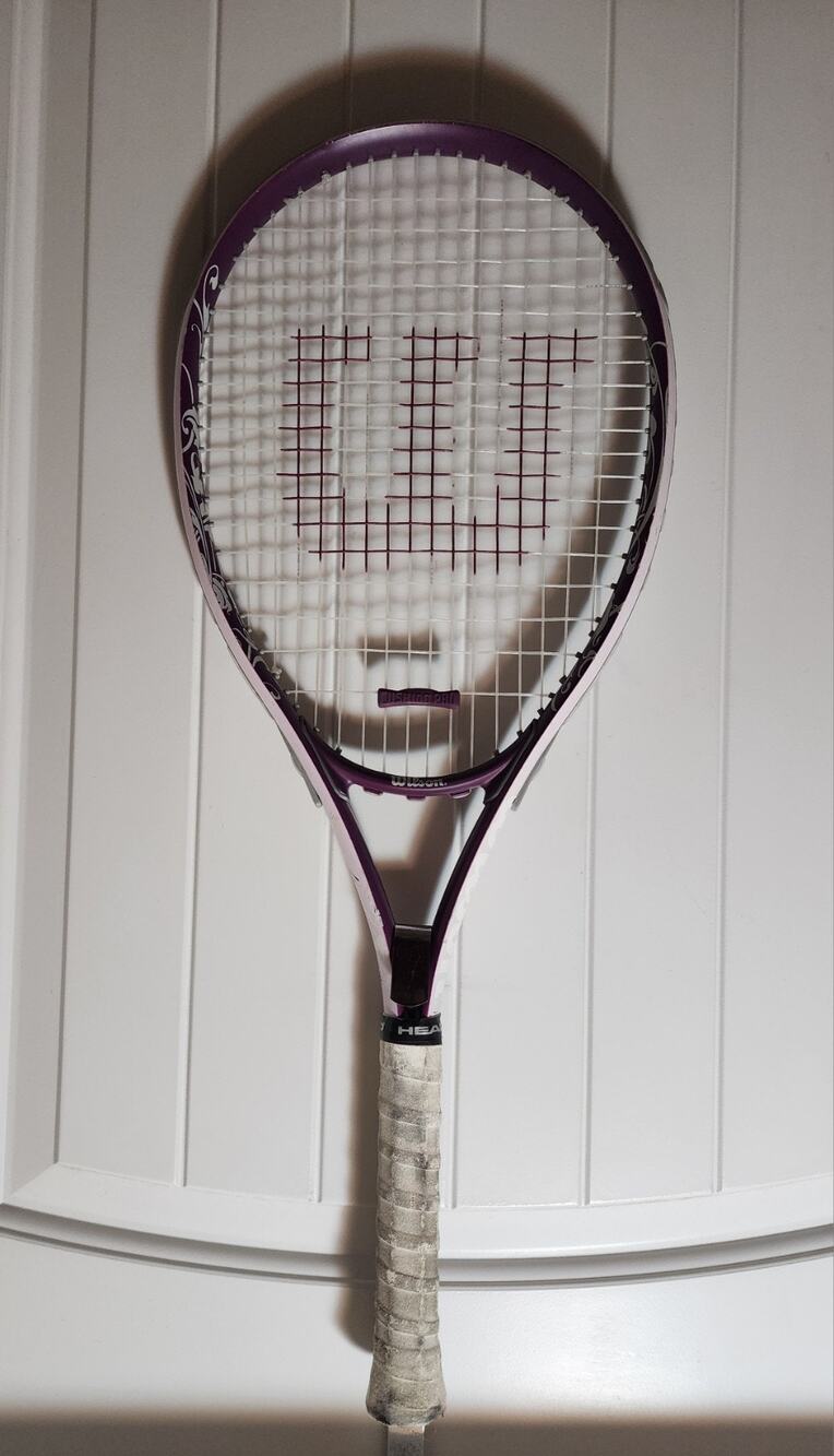 Wilson Hope Breast Cancer Carbon Pink/Purple Tennis Racket 4 3/8 Grip